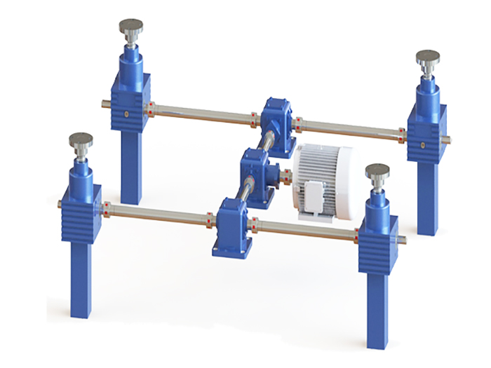 螺旋升降（jiàng）機：多台（tái）聯動平台